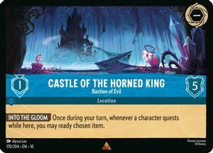 Disney Lorcana Singles: Castle of the Horned King - Bastion of Evil (170/204) [Whispers in the Well]