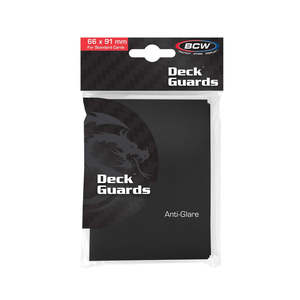 BCW Standard Size Deck Guards - Black (50 Pack)