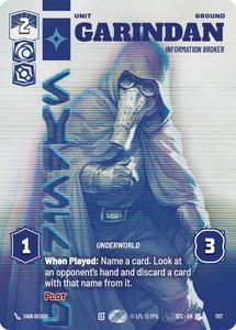 Star Wars Unlimited Singles: Garindan - Information Broker (Prestige Foil) (1117) (1117) [Secrets of Power]