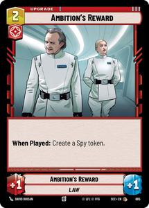 Star Wars Unlimited Singles: Ambition's Reward (685) (Foil) (685) [Secrets of Power]
