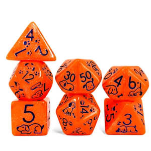 Dice: Maleficent - 7 Piece Polyhedral Dice Set + Dice Bag