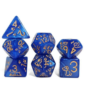 Dice: Einstein - 7 Piece Polyhedral Dice Set + Dice Bag