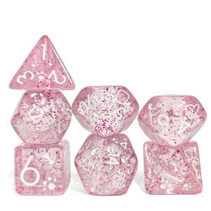 Dice: Sadie - 7 Piece Polyhedral Dice Set + Dice Bag