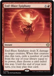 Magic The Gathering 1 Rares: End-Blaze Epiphany [Lorwyn Eclipsed]