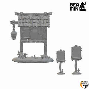 Beamini Rpg Miniatures: Bounty Boards | BeaMini Unpainted RPG Miniatures
