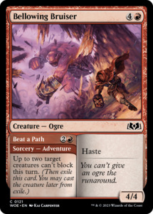 The Wilds Of Eldraine: Bellowing Bruiser // Beat a Path [Wilds of Eldraine]