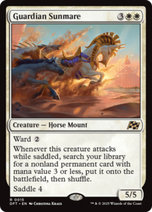 Magic The Gathering 1 Rares: Guardian Sunmare [Aetherdrift]