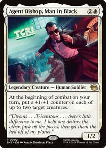 Magic The Gathering 1 Rares: Agent Bishop, Man in Black [Teenage Mutant Ninja Turtles]