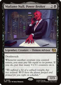 Magic The Gathering 1 Rares: Madame Null, Power Broker [Teenage Mutant Ninja Turtles]