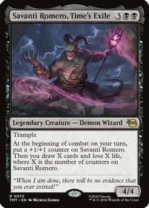 Magic The Gathering 1 Rares: Savanti Romero, Time's Exile [Teenage Mutant Ninja Turtles]