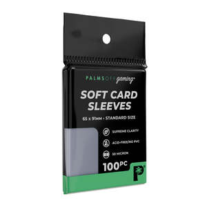 Tcg Accessories: Palms Off Soft Sleeves (100pc) – Regular Size