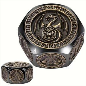 Dice: The Story Weaver 8 Sided Metal Dice Spinner