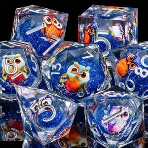 Dice: Archimedes - Sharp Edge Liquid Core Dice