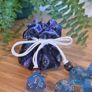 Dice Accessories: Witchy Dice Bag Mini (Handmade Dice Bag)