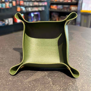 Dice: Square Dice Tray - Green