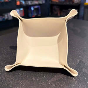 Square Dice Tray - White