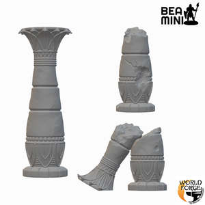 Pillars | BeaMini Unpainted RPG Miniatures