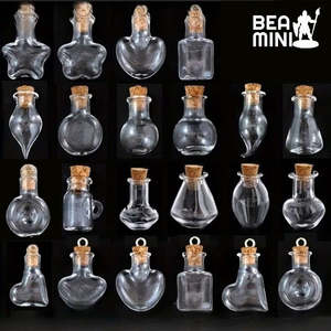 Bea Mini Scenery: Miniature Clear Bottles (Pack of 9)