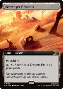 Scavenger Grounds (Extended Art) [Marvel Super Heroes Commander]