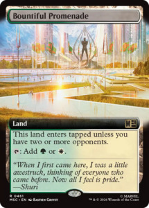 Bountiful Promenade (Extended Art) [Marvel Super Heroes Commander]