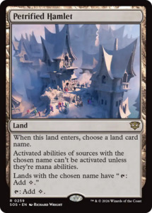 Magic The Gathering 1 Rares: Petrified Hamlet [Secrets of Strixhaven]