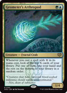 Magic The Gathering 1 Rares: Geometer's Arthropod [Secrets of Strixhaven]