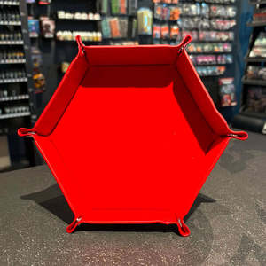Hexagon Dice Tray - Red