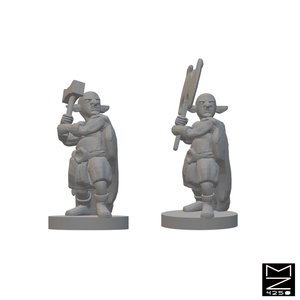 Deep Gnomes | BeaMini Unpainted RPG Miniatures