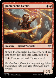 Flamecache Gecko [Bloomburrow]