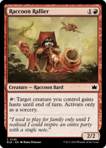 Bloomburrow: Raccoon Rallier [Bloomburrow]