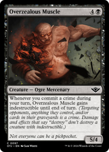 Outlaws Of Thunder Junction: Overzealous Muscle [Outlaws of Thunder Junction]