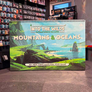 Role Playing Games: Into the Wilds Battlemap Books - Mountains & Oceans