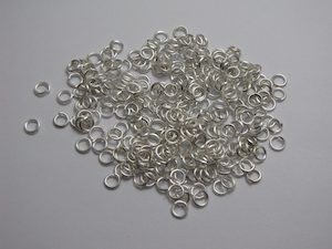 Products: Jump rings silver metal 4mm Beadzone