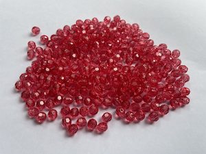 Products: 220 Dark pink faceted round beads 8mm Beadzone