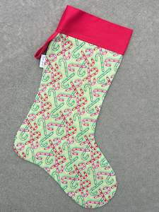 Christmas Stockings - Candy Cane with Red Top