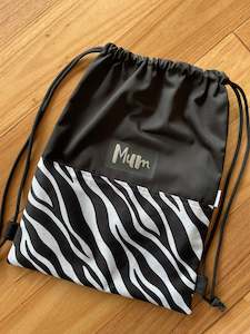 On Sale: Deluxe Swim Bag - Zebra Print