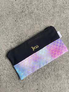 Pencil Case - Gold Mermaid