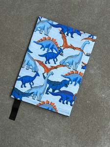 Plunket Book Covers - Blue Dinos