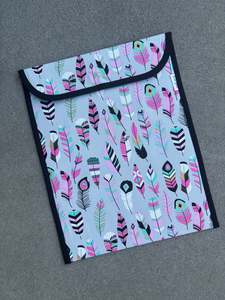 On Sale: Book Bag - Feathers Grey (Last 3 Ever)