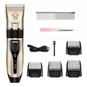 Hair Clippers: Dog Grooming Hair Rechargeable Clipper Kit