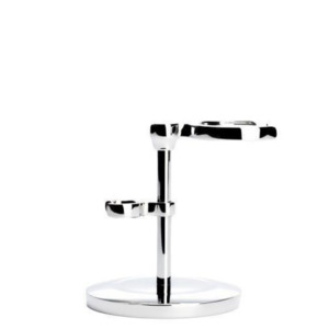 Muhle: Muhle Razor & Brush Stand Chrome RHMSRSET