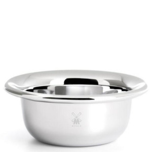 Muhle Stainless Steel, Chrome-Plated Shaving Bowl