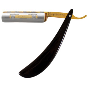 Straight Razor: Dovo Solingen Buffalo Horn 5/8" Straight Razor 98