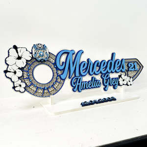 Tongan Keys: BC37 Tongan & hibiscus mixed