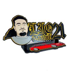 Motor Keys: 01P portrait key with car stand