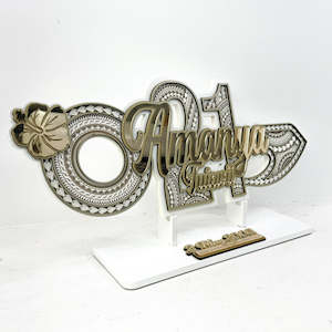 Number Keys: BC55 21 large with flower