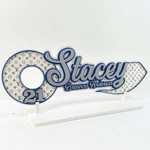 BC10- louis vuitton print key