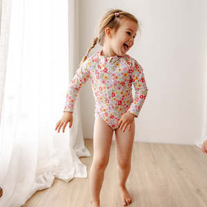 Kids Swimwear: Harper Swimsuit | Summertime Floral