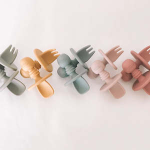 Plates Bowls Cutlery: Silicone Baby Cutlery