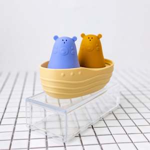 Bath Toys: Boating Bears | Silicone Bath Toys
